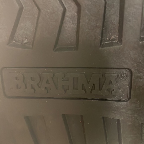 BRAHMA Men's Work Boots Brown with Black Trim Size 12 - Picture 8 of 8